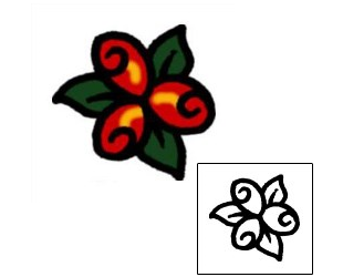 Flower Tattoo Specific Body Parts tattoo | AAF-05431