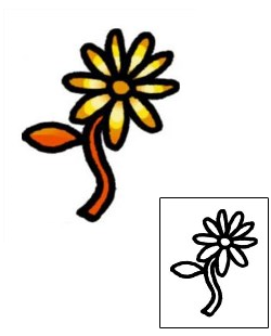 Flower Tattoo Specific Body Parts tattoo | AAF-05442