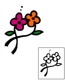 Flower Tattoo Specific Body Parts tattoo | AAF-05474