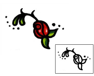 Flower Tattoo Specific Body Parts tattoo | AAF-05484