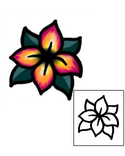 Flower Tattoo Specific Body Parts tattoo | AAF-05485