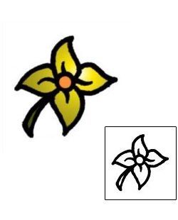 Flower Tattoo Specific Body Parts tattoo | AAF-05492