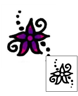 Flower Tattoo Specific Body Parts tattoo | AAF-05493