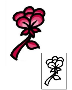 Flower Tattoo Specific Body Parts tattoo | AAF-05501