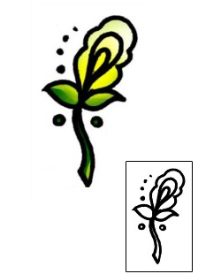 Flower Tattoo Specific Body Parts tattoo | AAF-05503