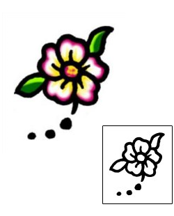 Flower Tattoo Specific Body Parts tattoo | AAF-05508