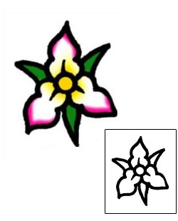 Flower Tattoo Specific Body Parts tattoo | AAF-05516