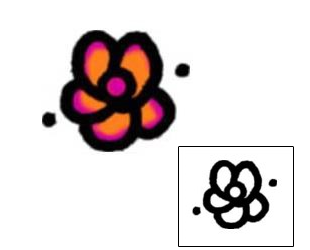 Flower Tattoo Specific Body Parts tattoo | AAF-05521
