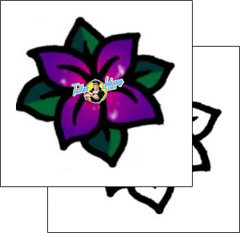 Flower Tattoo plant-life-flowers-tattoos-andrea-ale-aaf-05523