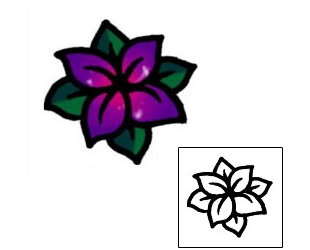Flower Tattoo Specific Body Parts tattoo | AAF-05523