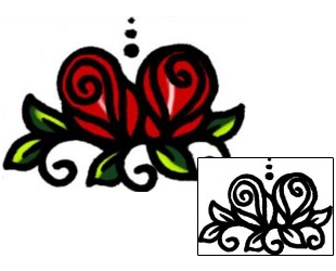 Flower Tattoo Plant Life tattoo | AAF-05534