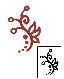 Flower Tattoo Specific Body Parts tattoo | AAF-05573