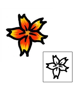 Flower Tattoo Specific Body Parts tattoo | AAF-05731