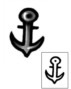 Anchor Tattoo Specific Body Parts tattoo | AAF-05759