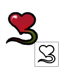 Heart Tattoo For Women tattoo | AAF-06393
