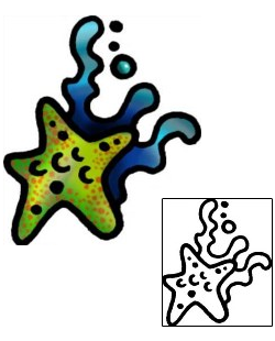 Starfish Tattoo Specific Body Parts tattoo | AAF-07074