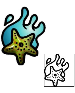 Starfish Tattoo Specific Body Parts tattoo | AAF-07121