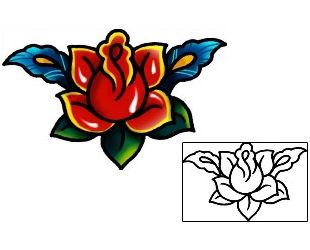 Flower Tattoo Plant Life tattoo | AAF-07231