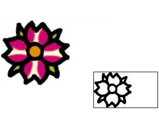 Flower Tattoo Specific Body Parts tattoo | AAF-07289