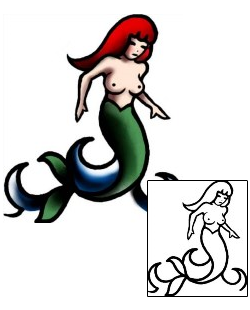 Mermaid Tattoo Mythology tattoo | AAF-07429