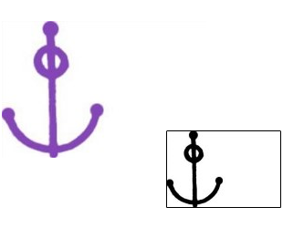 Anchor Tattoo Specific Body Parts tattoo | AAF-07436