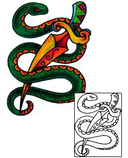 Snake Tattoo Tattoo Styles tattoo | AAF-08486