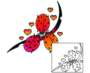 Ladybug Tattoo Tattoo Styles tattoo | AAF-08539