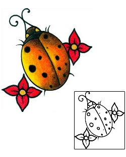 Ladybug Tattoo Insects tattoo | AAF-08540