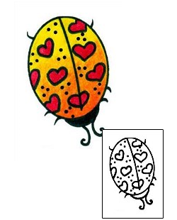 Ladybug Tattoo Insects tattoo | AAF-08542