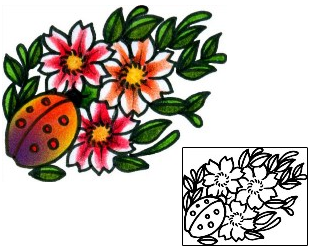 Cherry Blossom Tattoo Insects tattoo | AAF-08598