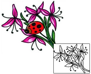 Ladybug Tattoo Insects tattoo | AAF-08600