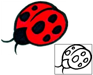 Ladybug Tattoo Insects tattoo | AAF-08654