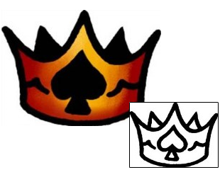 Crown Tattoo Gambling tattoo | AAF-08865