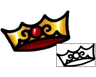 Crown Tattoo Gambling tattoo | AAF-08919