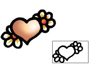 Heart Tattoo For Women tattoo | AAF-09339