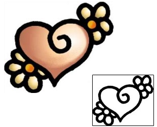 Heart Tattoo For Women tattoo | AAF-09394