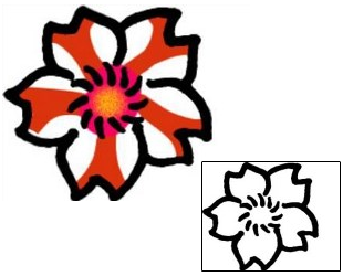 Cherry Blossom Tattoo Specific Body Parts tattoo | AAF-09400