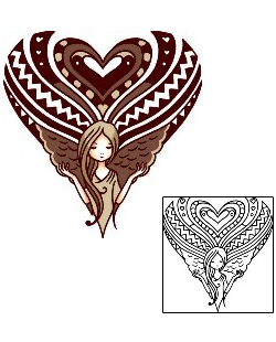 Sacred Heart Tattoo Religious & Spiritual tattoo | AAF-09517