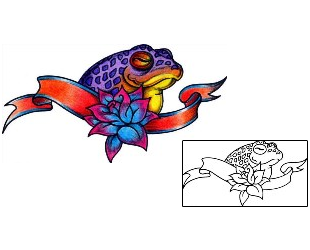 Reptiles & Amphibians Tattoo Plant Life tattoo | AAF-09624