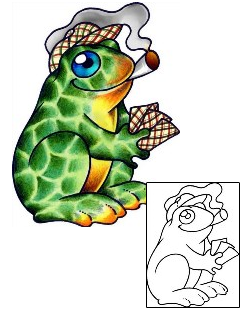 Frog Tattoo Gambling tattoo | AAF-09637