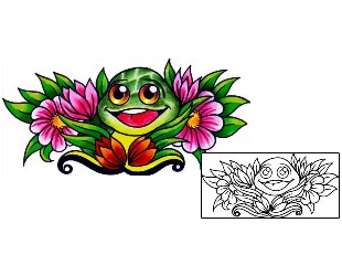 Frog Tattoo Reptiles & Amphibians tattoo | AAF-09639