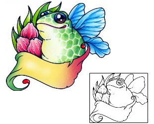 Reptiles & Amphibians Tattoo For Women tattoo | AAF-09648
