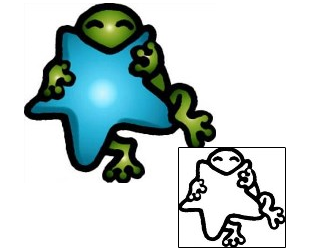 Frog Tattoo Astronomy tattoo | AAF-09730
