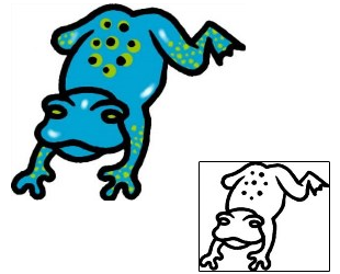 Frog Tattoo Reptiles & Amphibians tattoo | AAF-09752