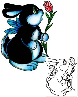 Rabbit Tattoo Plant Life tattoo | AAF-09956