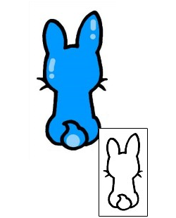 Rabbit Tattoo Animal tattoo | AAF-10007
