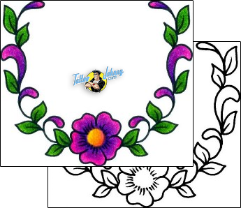 Flower Tattoo plant-life-flowers-tattoos-andrea-ale-aaf-10358