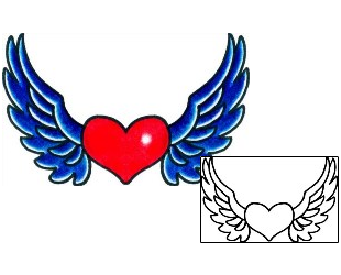 Heart Tattoo Specific Body Parts tattoo | AAF-10369