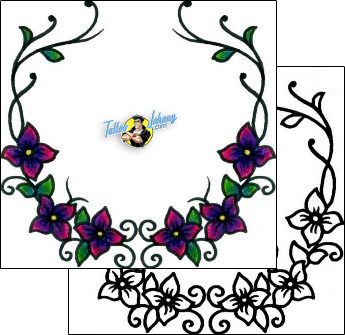 Flower Tattoo plant-life-flowers-tattoos-andrea-ale-aaf-10404