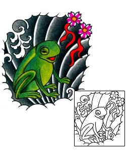 Frog Tattoo Reptiles & Amphibians tattoo | AAF-10505